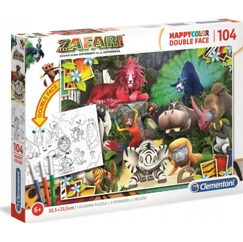 Puzzle Puzzle Clementoni 104 dílků ZAFARI