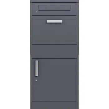 Poštovní schránka Kombinovaný box na balíky s poštovní schránkou. Antracit RAL7016