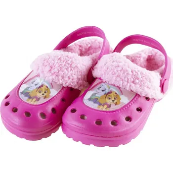 Chlapecká obuv Papuče pro dívku 29/30, zateplené pěnové pantofle Skye Tlapková patrola