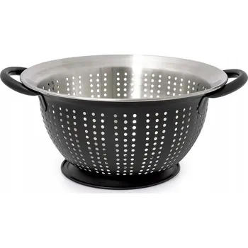 Cedník a síto Nerezové sítko / cedník s úchyty Černý Mat