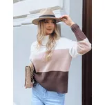 Dámský svetr s rolákem SERENE MY1978 Barva: Světle Hnědá, Velikost: ONE SIZE