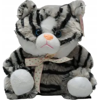 plyšák KOČKA KOTĚ SEDÍCÍ PLYŠOVÁ PLYŠÁK 25 CM 2 BARVY