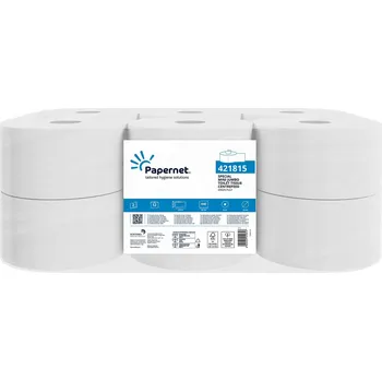 Toaletní papír Suchý toaletní papír bez vůně Papernet 12 ks