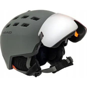 Pánská lyžařská helma s integrovaným hledím HEAD RADAR nightgreen XL/XXL