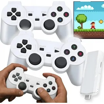 Herní konzole Retro herní konzole K6-WHITE, 4K Ultra HD, 400 her, 64GB paměť