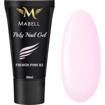 Lak na nehty MABELL Stavební gel Polygel AKRYLOŽEL POLY GEL NAIL 30g - French Pink