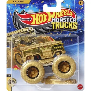 autíčko 5 zlatý alarm autíčko Hot Wheels Monster Trucks série 2025