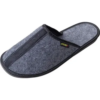 Dívčí zimní obuv APREGGIO - Pánské plstěné pantofle - Plochá podrážka - Pánské plstěné pantofle - Nazouvací pantofle