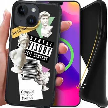 Pouzdro na mobilní telefon Zadní Kryt Caseline pro Apple iPhone 14, černý