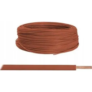 elektrický kabel Elektrický kabel / vodič LGY hnědý 1x0,5mm 100m