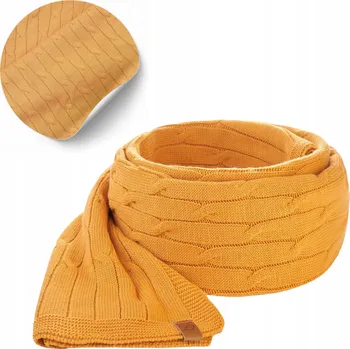 Šála Brødrene šála žlutá 170 cm - dámská