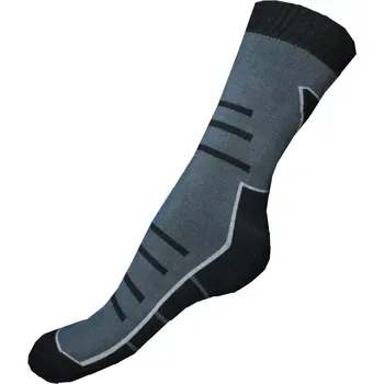 Dámské ponožky Ponožky Gapo Thermo vzor tm.šedá velikost 27-28