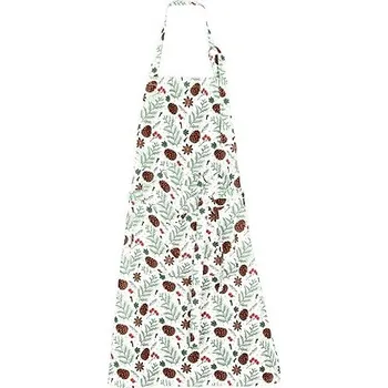 Kuchyňská zástěra Forbyt BY101 Kuchyňská vánoční zástěra 70 × 90 cm, Šišky