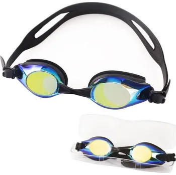 Plavecké brýle Plavecké brýle SSKHE, UV chráněné, nepropustné, zrcadlové, barevné čočky s úložným pouzdrem, unisex