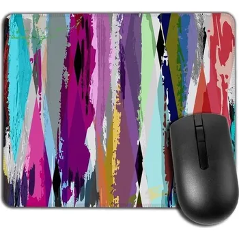 Podložka pod myš Yeuss Creative obdélníková protiskluzová podložka pod myš, černobílá minimalistická umělecká díla