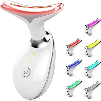 Masážní přístroj Elektrický masážní přístroj na obličej, terapie červeným světlem, zpevňující přístroj na