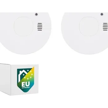 Sada domovního alarmu Detektory kouře Smartwares, balení 2 kusů – vyměnitelné baterie s 5letou životností – Rychlá a