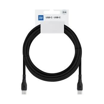 Kabel USB‑C – USB‑C Blue Star 3A 60W ECO 2 m, černý - Blue Star + zdarma možnost vyzkoušet a vrátit zboží do 30 dní