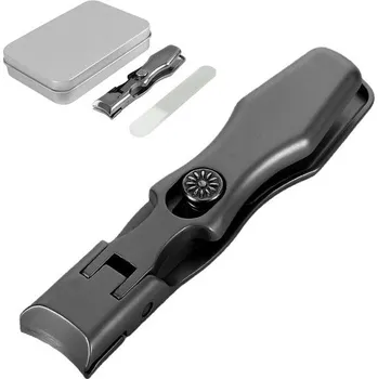 Nová německá sada kleštiček na nehty se sběrnou nádobou, kleštičky na nehty pro seniory s pilníkem