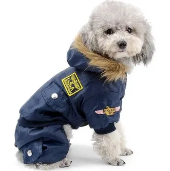 Obleček pro psa Oblečení selmai pro malé psy (fena/pes), fleecový zimní overal s kapucí, na zimu, overal,