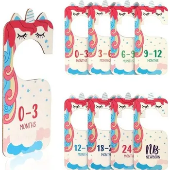 Dětský bezpečnostní prvek 8 dělicích příček do dětských šatních skříní, oboustranné příčky do dětských šatních skříní,