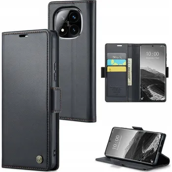 Pouzdro na mobilní telefon Flipové pouzdro Caseme pro Xiaomi Poco X7, Redmi Note 14 Pro+ 5G, Redmi Note 14 Pro 5G černé
