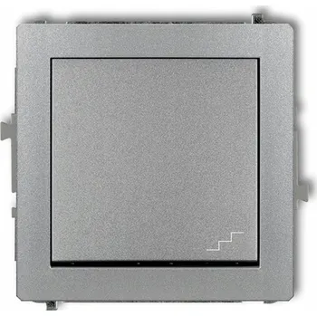 vypínač Schodišťový vypínač pod omítku Karlik stříbrný 601554