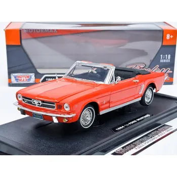 autíčko Ford Mustang Cabriolet (1964) Orange Motormax 1:18