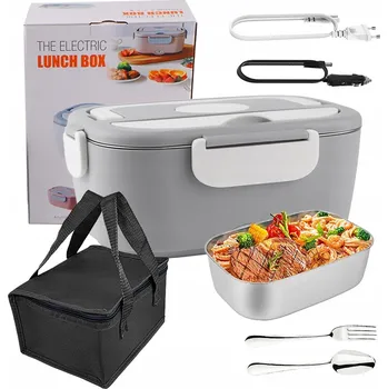 Obraz ELEKTRICKÝ OBĚDOVÝ BOX 1.5L DO AUTA KAMIONU VYHŘÍVANÝ TERMOS NA JÍDLO