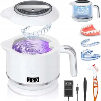 Ultrazvuková čistička ULTRAZVUKOVÁ ČISTIČKA STERILIZÁTOR NA ČIŠTĚNÍ BIŽUTERIE, ZUBNÍCH PROTÉZ A KOSMETICKÝCH PŘÍSTROJŮ 24W