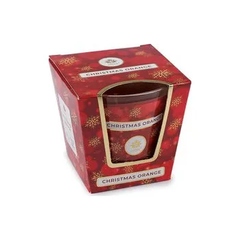 Svíčka Vonná svíčka ve skle 120 g - 12 ks - 29 (Christmas Orange) oranžová