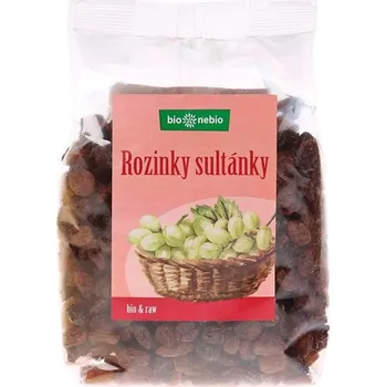 Sušená potravina Bio nebio *Rozinky sultánky BIO 400g, Bio*nebio (MDT 15.1.2026)