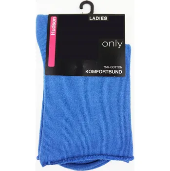 Dámské ponožky Beztlakové dámské ponožky s rolovaným lemem HUDSON ONLY modré 35-38