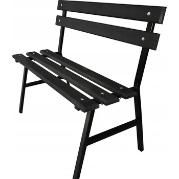 Zahradní lavice Lavička na hřbitov - Černá