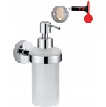 Ruční dávkovač mýdla na zeď Tesa 200 ml stříbrný, šedý