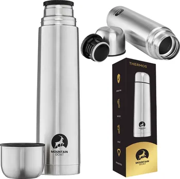 Termoska Termoska Mountain Goat THERMOS 1 l stříbrná