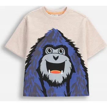 Chlapecké tričko Dětské tričko béžové chlapecké s krátkým rukávem velikost 104 Coccodrillo ZC5