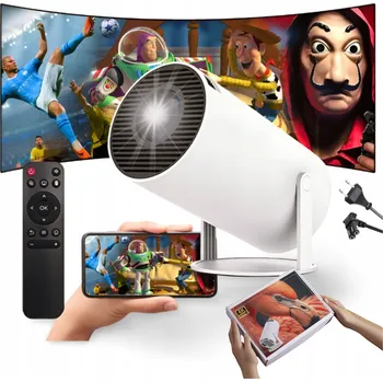 Projekční technika LED Projektor XPart s Android TV, rozlišení 1280x720, WiFi, Bluetooth