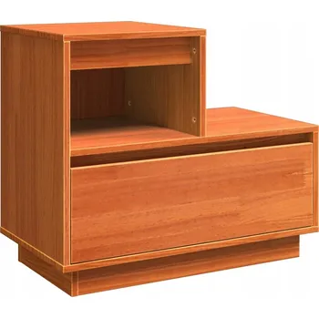 Noční stolek VidaXL Noční skříňka se zásuvkou Voskově hnědá 60 x 34 x 51 cm