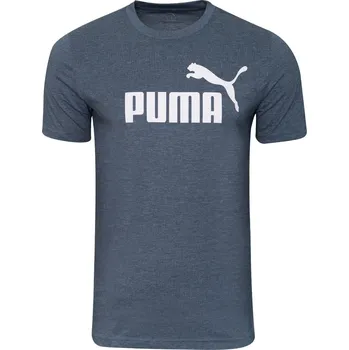 Pánské triko PUMA ESS NO. 1 LOGO HEATHER TEE (S) 682551-75 ZELENÁ M