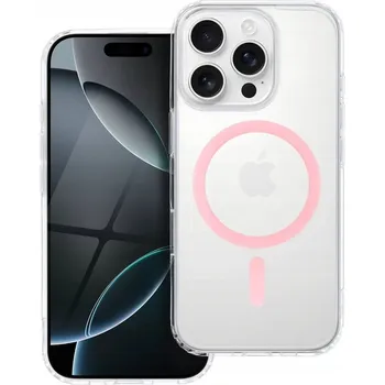 Pouzdro na mobilní telefon Pouzdro Drop Glue Colorful Ring Cover MagSafe pro Apple iPhone 11 růžové