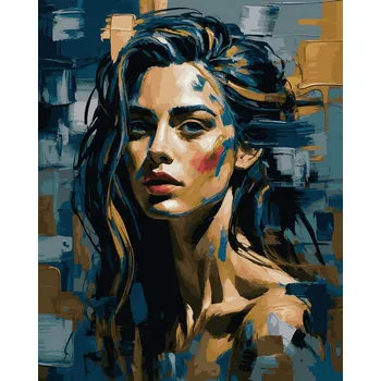 MALOVÁNÍ PODLE ČÍSEL Žena Obrázky k Malování Podle Čísel s Rámem Oh Art