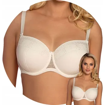 Podprsenka Vyztužená podprsenka Full Vb-430 Vena ecru 90B