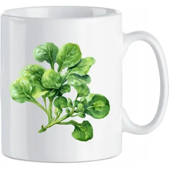 Keramický hrnek Kozlíček polníček s moderním potiskem zeleniny