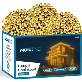 Vánoční dekorace VÁNOČNÍ OSVĚTLENÍ NA STROMEČEK 300 LED TEPLÁ BÍLÁ VELKOOBCHOD MALOOBCHOD