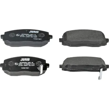 Brzdová destička Sada brzdových destiček, kotoučová brzda JURID 572526J