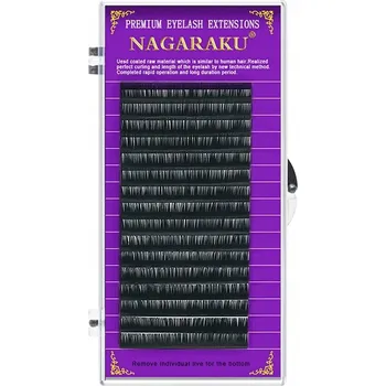 Umělé řasy Řasy Nagaraku Mink D 0,05 11 mm 16 proužků černé