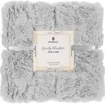 Deka 160x200 cm dvouvrstvá SPRINGOS LOTUS světle šedá