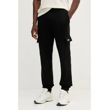 Bavlněné tepláky Lacoste XH9710 černá 99X, vel. XL