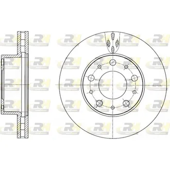 Brzdový kotouč Brzdový kotouč ROADHOUSE 61015.10
